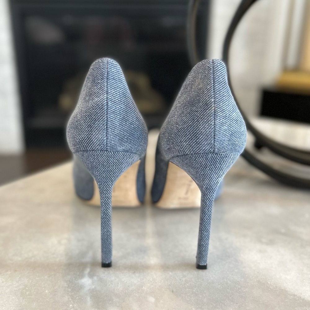 Manolo Blahnik Blue Heels - Picture 10 of 10
